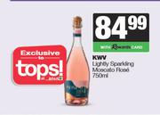 KWV Lightly Sparkling Moscato Rose-750ml