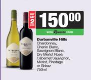 Durbanville Hills Chardonnay, Chenin Blanc, Sauvignon Blanc, Dry Merlot Rose-For Any 2 x 750ml