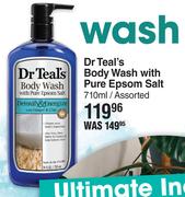 Dr Teal's Body Wash With Pure Epsom Salt Assorted-710ml