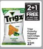Trigz Crunchy Popped Corn Chips Jalapeno-85g