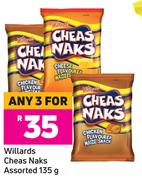 Willards Cheas Naks Assorted-For Any 3 x 135g