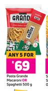 Pasta Grande Macaroni Or Spaghetti-For Any 5 x 500g