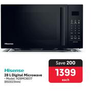 Hisense 28Ltr Digital Microwave H28MOBS17 850023444