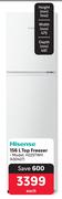 Hisense 156Ltr Top Freezer H225TWH