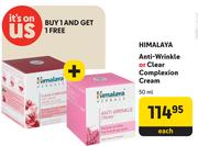 Himalaya Anti Wrinkle Or Clear Complexion Cream-50ml Each