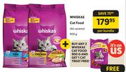 Whiskas Cat Food (All Variants)-900g Per Bundle