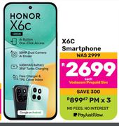 Honor X6C Smartphone With Vodacom Prepaid Sim