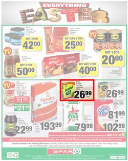 SPAR EASTERN CAPE : Your One Stop Easter Shop (23 March - 5 April 2021) Valid in Amahlathi, Bedford, Buffalo, Cala, Centane, Kwa-Fetting, Komga, Nemato, Patensie, page 12