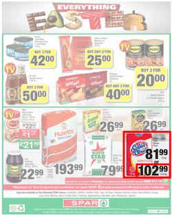 SPAR EASTERN CAPE : Your One Stop Easter Shop (23 March - 5 April 2021) Valid in Amahlathi, Bedford, Buffalo, Cala, Centane, Kwa-Fetting, Komga, Nemato, Patensie, page 12