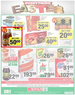SPAR EASTERN CAPE : Your One Stop Easter Shop (23 March - 5 April 2021) Valid in Amahlathi, Bedford, Buffalo, Cala, Centane, Kwa-Fetting, Komga, Nemato, Patensie, page 12