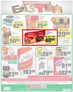 SPAR EASTERN CAPE : Your One Stop Easter Shop (23 March - 5 April 2021) Valid in Amahlathi, Bedford, Buffalo, Cala, Centane, Kwa-Fetting, Komga, Nemato, Patensie, page 12