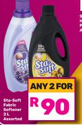 Sta-Soft Fabric Softener Assorted-For Any 2 x 2Ltr
