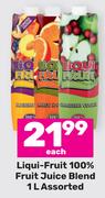 Liqui Fruit 100% Fruit Juice Blend Assorted-1L
