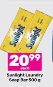 Sunlight Laundry Soap Bar-500g Each