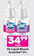 Jik Liquid Bleach Assorted-1.5L Each