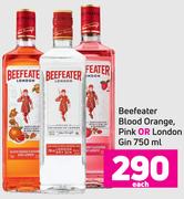 Beefeater Blood Orange, Pink Or London Gin-750ml Each