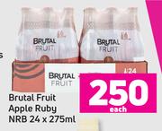Brutal Fruit Apple Ruby NRB-24 x 275ml Each