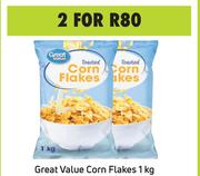Great Value Corn Flakes-For 2 x 1Kg