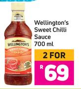 Wellington's Sweet Chilli Sauce-For 2 x 700ml