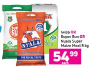 Iwisa Or Super Sun Or Nyala Super Maize Meal-5Kg Each