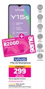 Vivo Y15s 4G Smartphone-On Red Flexi 130