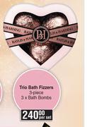 Trio Bath Fizzers (3-Piece)-Per Set 