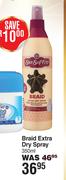 Sta-Sof-Fro Braid Extra Dry Spray-350ml