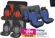 The Stingray 6-Piece Rallysport Car Seat Cover Set-Per Set