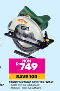 Ryobi 1250W Circular Saw Hcs-1250