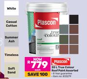 Plascon True Colour Roof Paint Assorted-20Ltr Each