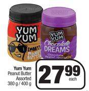 Yum Yum Peanut Butter Assorted-380g/400g Each