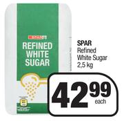 Spar Refined White Sugar-2.5Kg Each