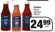 Cerebos Sauce Assorted-500ml Each