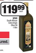 Spar South African Extra Virgin Olive Oil-1L Each