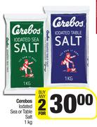 Cerebos Iodated Sea Or Table Salt-For 2 x 1Kg