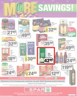 SPAR EASTERN CAPE : Get More Easter Savings (05 April - 18 April 2022) | Valid In Acres, Algoa Park, Algoa Foods, Aliwal North, Aspen, Buffalo Flats, Burgersdorp, Cambridge, Camdeboo, Cradock, page 12