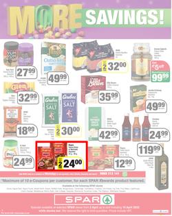 SPAR EASTERN CAPE : Get More Easter Savings (05 April - 18 April 2022) | Valid In Acres, Algoa Park, Algoa Foods, Aliwal North, Aspen, Buffalo Flats, Burgersdorp, Cambridge, Camdeboo, Cradock, page 12