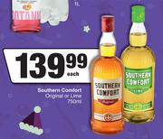 Southern Comfort (Original Or Lime)-750ml Each