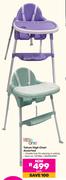 Little One Tatum High Chair Assorted-Each