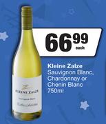 Kleine Zalze Sauvignon Blanc,Chardonnay Or Chenin Blanc-750ml Each