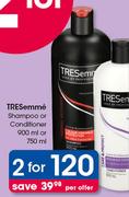 Tresemme Shampoo Or Conditioner 900ml Or 750ml-For 2