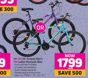 Raleigh 24" 26" Eclipse Men's Or Ladies Mountain Bike-Each