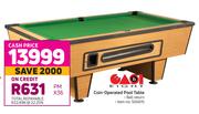 Easi Eight Coin Operated Pool Table