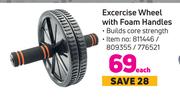 Trojan Exercise Wheel With Foam Handles-Each
