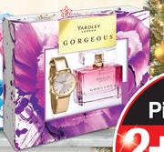 Yardley London Gorgeous Gift Set EDP 50ml Plus Watch-Per Set