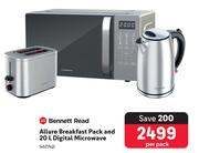 Bennett Read Allure Breakfast pack & 20L Digital Microwave-Per Pack