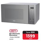 Defy 30L Electronic Microwave DMO390