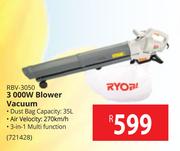 Ryobi 3000W Blower Vacuum RBV-3050