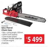 Ryobi 62cc Petrol Chain Saw CS-6250