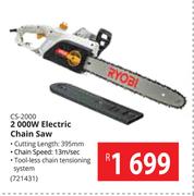 Ryobi 2000W Electriv Chain Saw CS-2000
